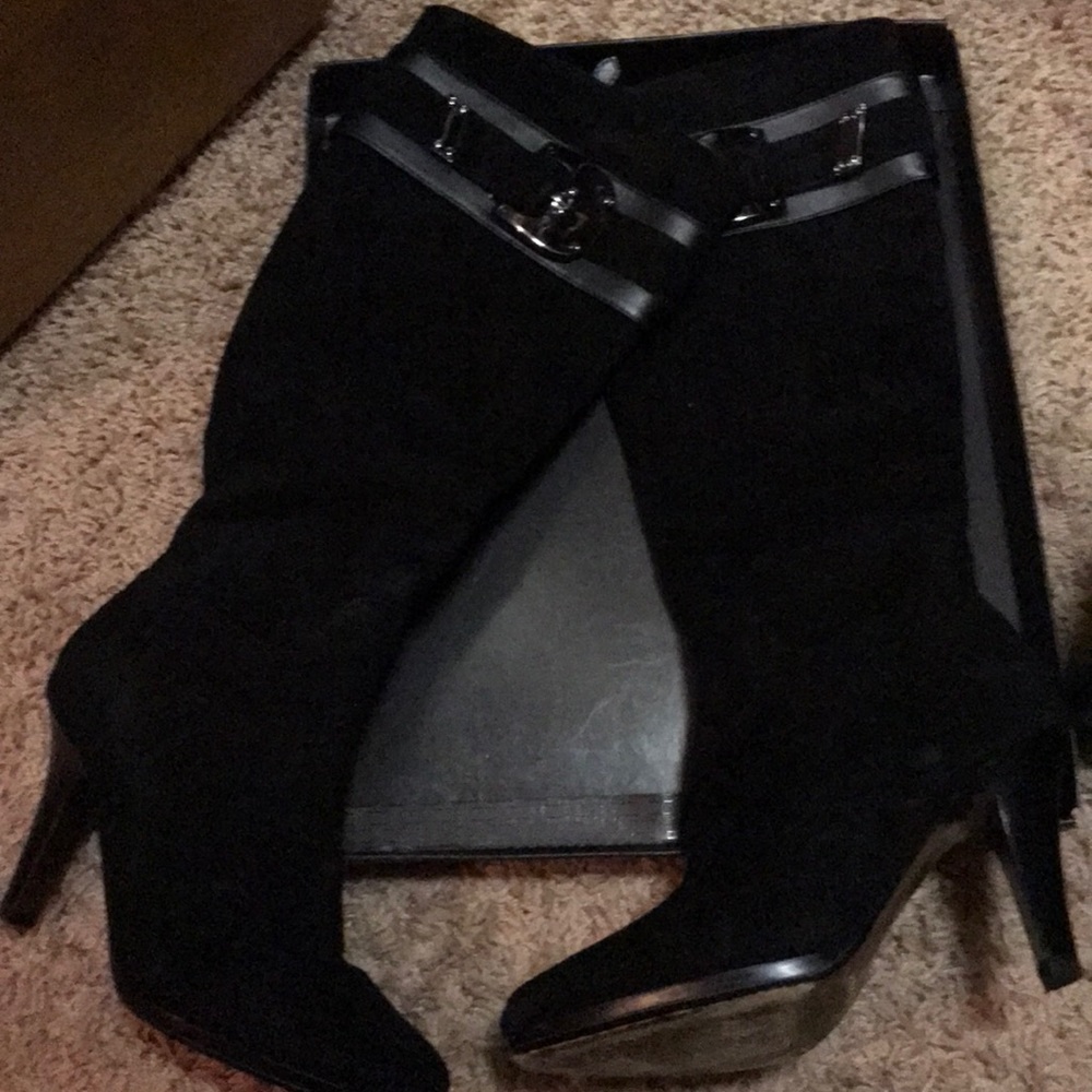 Cole Haan with Nike air knee high boots